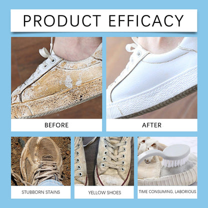 Shoe Cleaner Foam, Sneaker Quick Clean Foam, No Water Rinse Portable Cleaner for White Shoes, Sneakers, Tennis Shoes