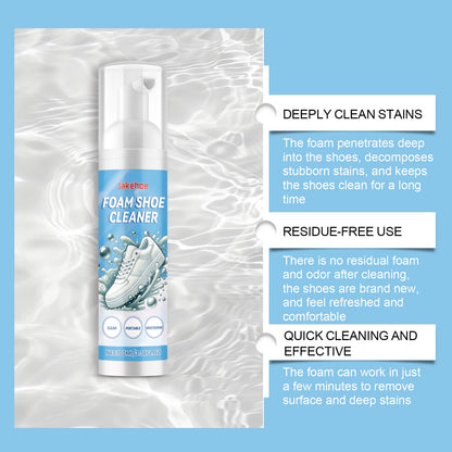 Shoe Cleaner Foam, Sneaker Quick Clean Foam, No Water Rinse Portable Cleaner for White Shoes, Sneakers, Tennis Shoes